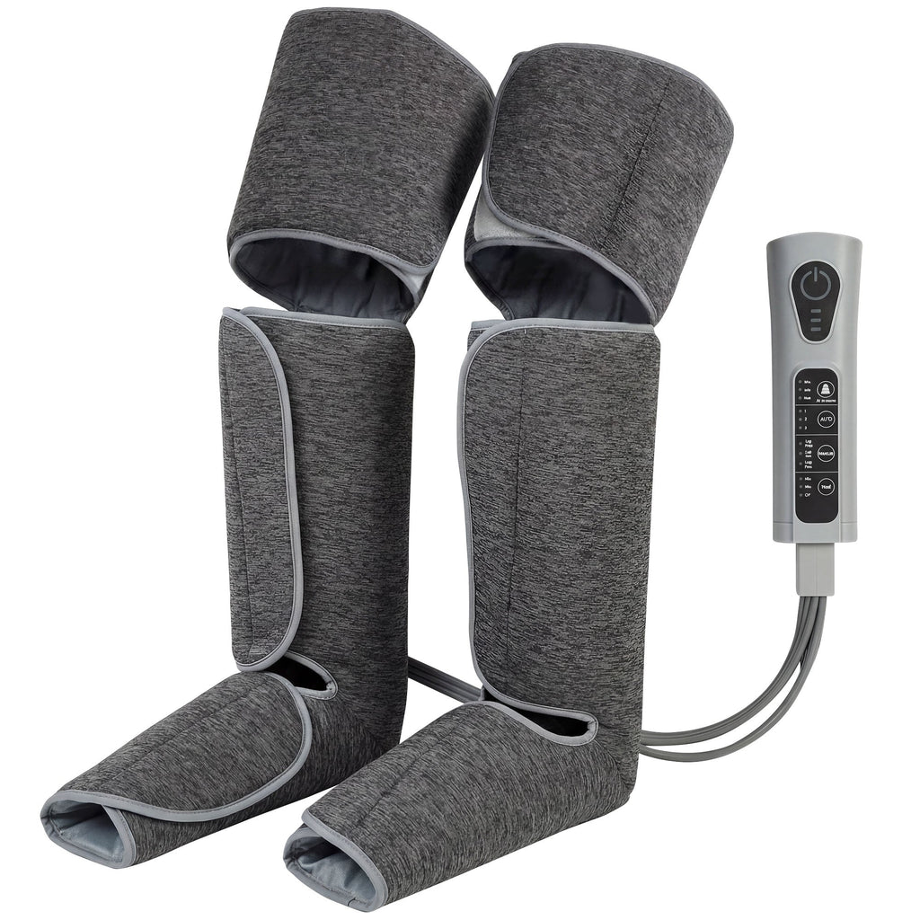 Masseur de jambes, masseur de compression pour les mollets, les genoux, les pieds avec chaleur, 3 modes automatiques - Dawalishop