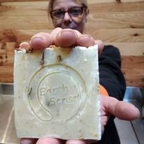 Organic Certified Solid Soap - Patchouli with Hibiscus Flowers 90g - Dawalishop